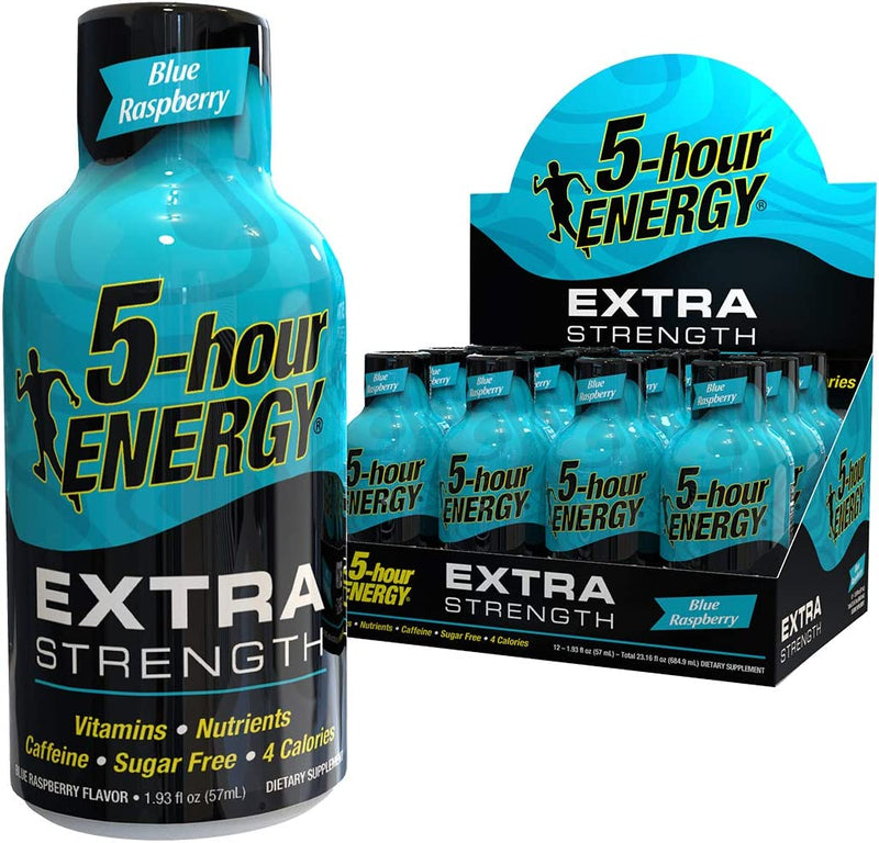 Blue Raspberry Extra Strength 5-hour ENERGY® - 12 Bottles