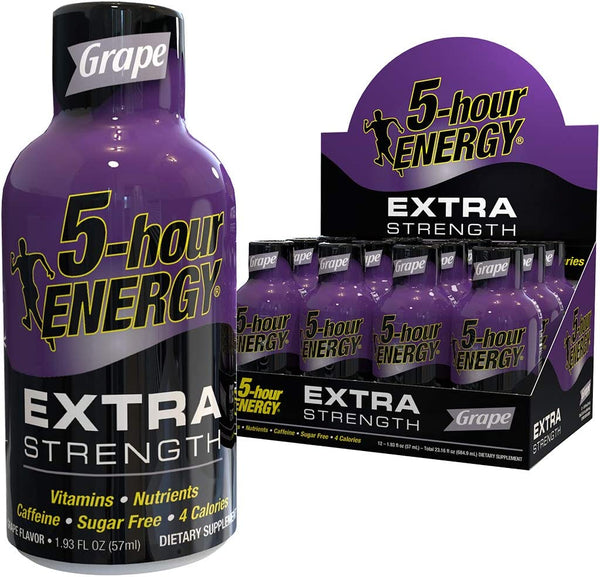 Grape Extra Strength 5-hour ENERGY® - 12 Bottles