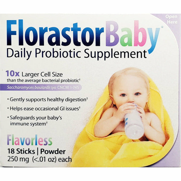 Florastor Baby Daily Probiotic, 250 mg 18 Powder Sticks