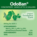 OdoBan Disinfectant Air Freshener and All Purpose Concentrate, (1 gallon, Eucalyptus)